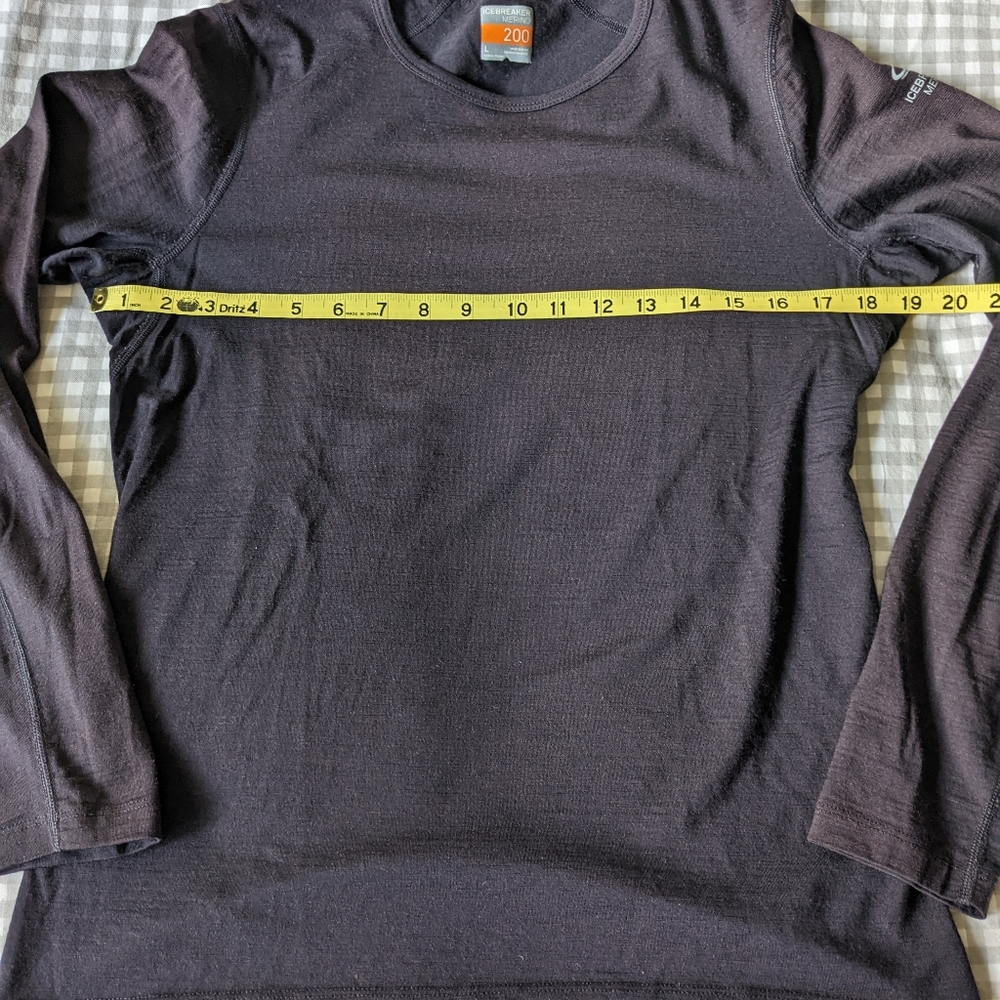 Icebreaker Wool Base Layer Long Sleeve Women's Large